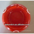 Haonai 2014 red vintage round ceramic ashtray for sale